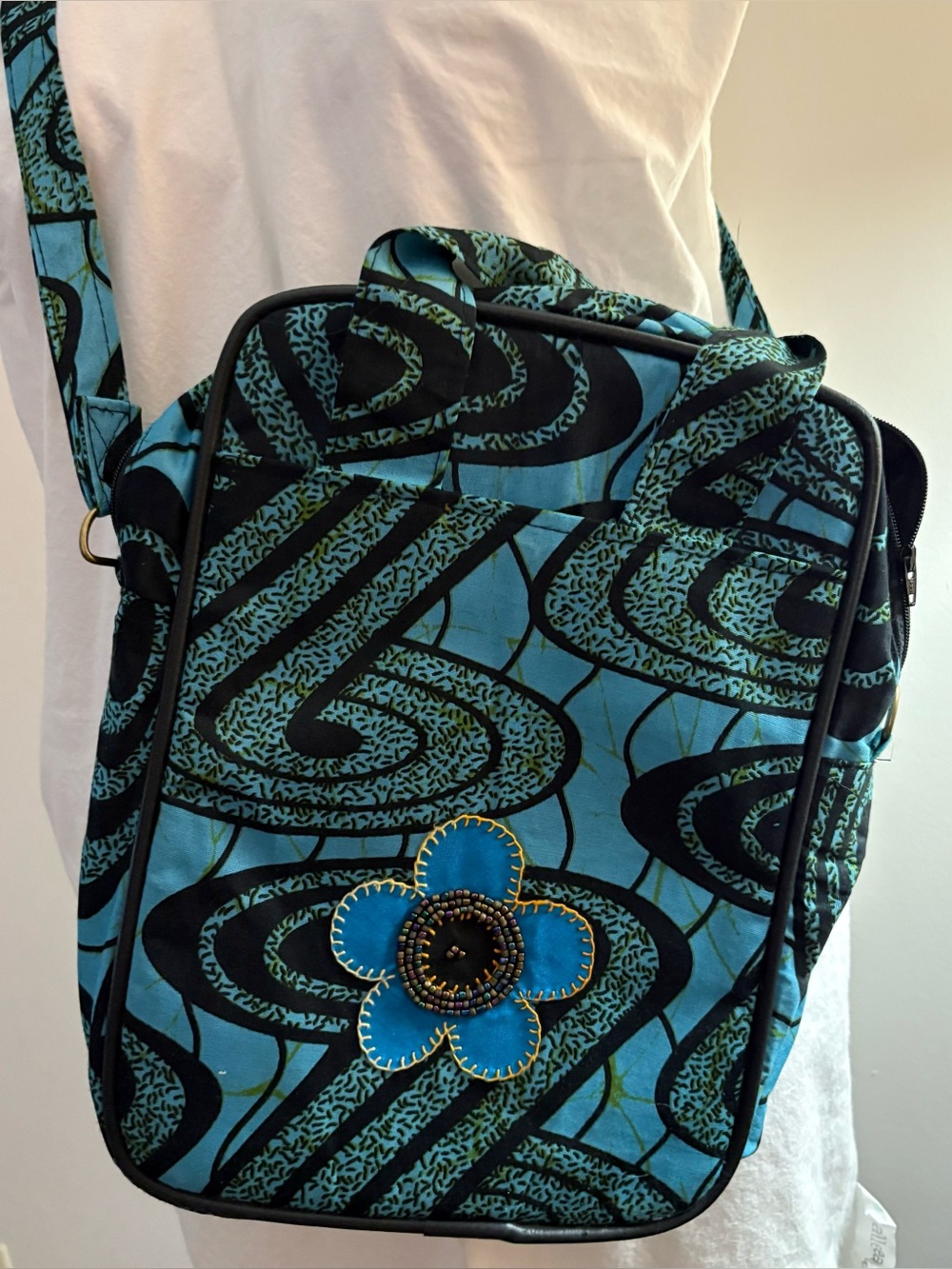 Boho/African Print Shoulder Bag
